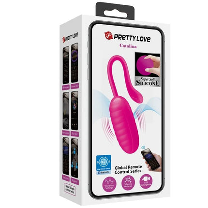 PRETTY LOVE - CATALINA PINK WIEDERAUFLADBARES VIBRIERENDES EI - Vibrierendes Ei