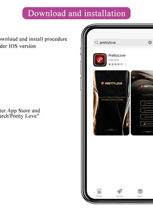 PRETTY LOVE - CATALINA VIBRATOR APP FERNBEDIENUNG LILA - Vibrierendes Ei
