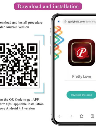 PRETTY LOVE - CATALINA VIBRATOR APP FERNBEDIENUNG LILA - Vibrierendes Ei