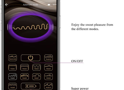 PRETTY LOVE - CATALINA VIBRATOR APP FERNBEDIENUNG LILA - Vibrierendes Ei