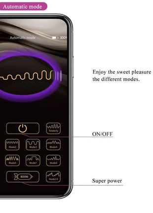 PRETTY LOVE - CATALINA VIBRATOR APP FERNBEDIENUNG LILA - Vibrierendes Ei