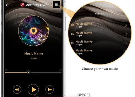 PRETTY LOVE - CATALINA VIBRATOR APP FERNBEDIENUNG LILA - Vibrierendes Ei