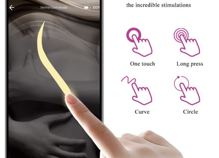 PRETTY LOVE - CATALINA VIBRATOR APP FERNBEDIENUNG LILA - Vibrierendes Ei
