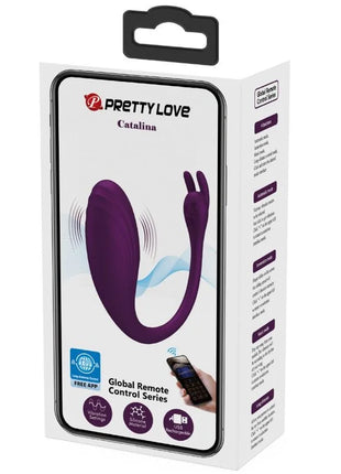 PRETTY LOVE - CATALINA VIBRATOR APP FERNBEDIENUNG LILA - Vibrierendes Ei