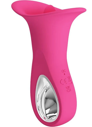 PRETTY LOVE - CLYDE ORALVIBRATOR VIBRIERENDE ZUNGE 12 VIBRATIONEN ROSA