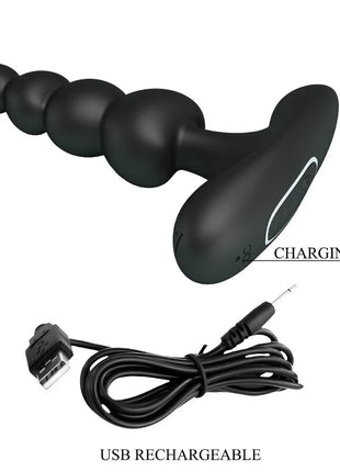 PRETTY LOVE - CORBAN ANALVIBRATOR 10 VIBRATIONEN - SCHWARZ - Anal-Vibratoren