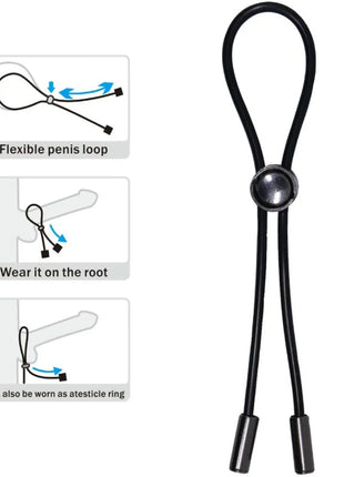 PRETTY LOVE - CORD-PENISRING UND HODEN - Penisring ohne Vibration
