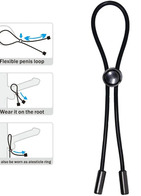 PRETTY LOVE - CORD-PENISRING UND HODEN - Penisring ohne Vibration