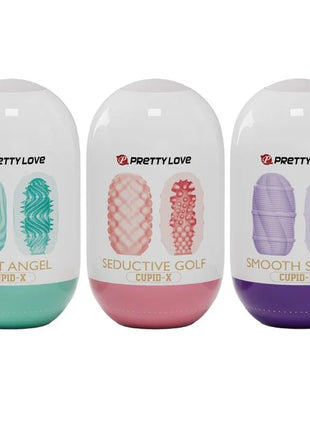 PRETTY LOVE - CUPID X 18 MÄNNLICHE MASTURBATOREN VERSCHIEDENE TEXTUREN