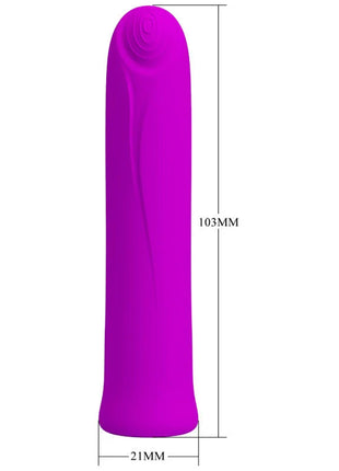 PRETTY LOVE - CURTIS MINI SUPER POWER VIBRATOR 12 LILA SILIKONVIBRATIONEN - Minivibrator