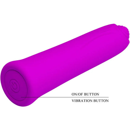 PRETTY LOVE - CURTIS MINI SUPER POWER VIBRATOR 12 LILA SILIKONVIBRATIONEN - Minivibrator