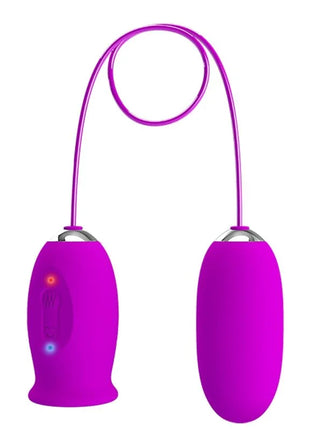PRETTY LOVE - DAISY DUAL EGG WIEDERAUFLADBARER VIBRATOR LILA - Vibrierendes Ei