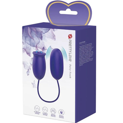 PRETTY LOVE - DAISY YOUTH VIOLET WIEDERAUFLADBARER VIBRATOR-STIMULATOR - Vibrierendes Ei