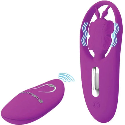 PRETTY LOVE - DANCING BUTTERFLY STIMULATOR FÜR HÖSCHEN MIT FERNBEDIENUNG FLIEDER - Minivibrator