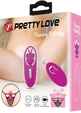 PRETTY LOVE - DANCING BUTTERFLY STIMULATOR FÜR HÖSCHEN MIT FERNBEDIENUNG FLIEDER - Minivibrator