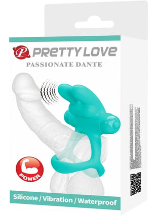PRETTY LOVE - DANTE GREEN RABBIT VIBRATORRING - Penisring für Paare