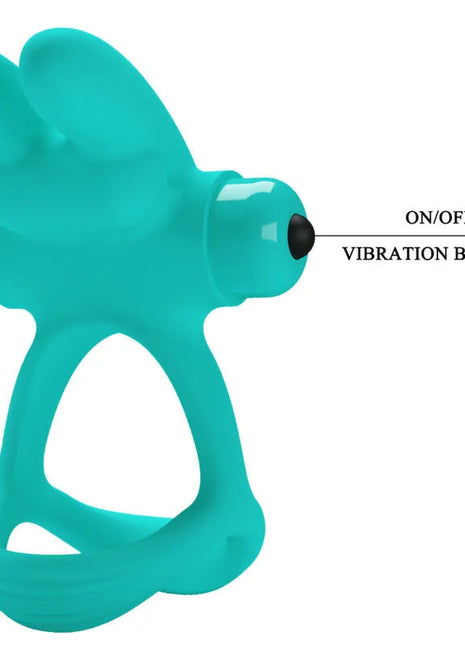 PRETTY LOVE - DANTE GREEN RABBIT VIBRATORRING - Penisring für Paare