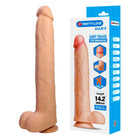 Peachfarbener pretty love realistischer dildo aus soft-touch tpe mit anatomischen details und saugnapf 36 cm lang