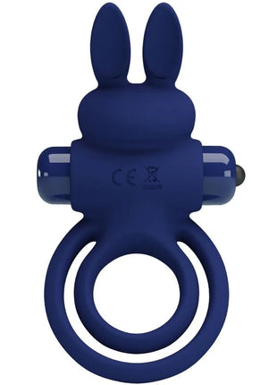 PRETTY LOVE - DAREY DOPPELTER VIBRATIONSRING KANINCHEN BLAU - Penisring mit Vibration