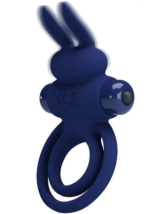PRETTY LOVE - DAREY DOPPELTER VIBRATIONSRING KANINCHEN BLAU - Penisring mit Vibration