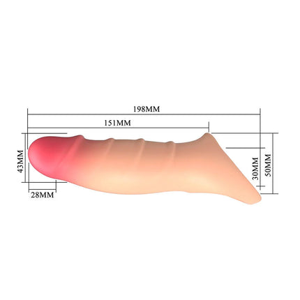 PRETTY LOVE - DARNELL REALISTIC EFFECT PENIS COVER