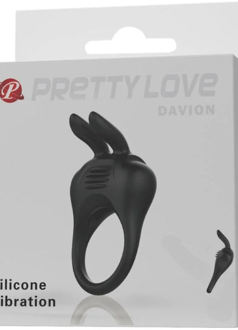 PRETTY LOVE - DAVION RABBIT VIBRATOR RING - Penisring für Paare
