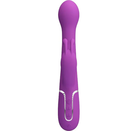 PRETTY LOVE - DEJON 3 IN 1 MULTIFUNKTIONS-RABBIT-VIBRATOR LILA