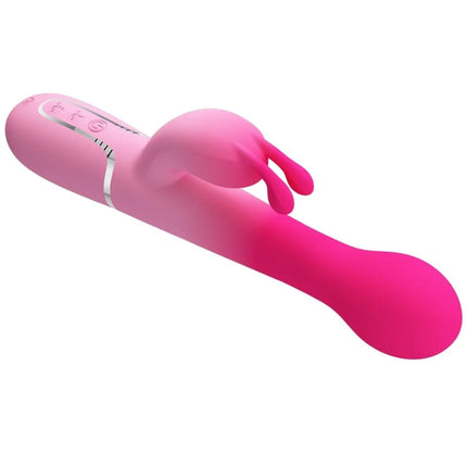 PRETTY LOVE - DEJON 3 IN 1 MULTIFUNKTIONS-RABBIT-VIBRATOR - ROSA - HI-TECH Vibrator