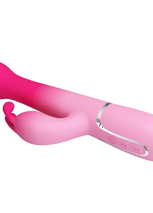 PRETTY LOVE - DEJON 3 IN 1 MULTIFUNKTIONS-RABBIT-VIBRATOR - ROSA - HI-TECH Vibrator