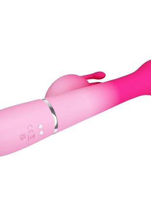 PRETTY LOVE - DEJON 3 IN 1 MULTIFUNKTIONS-RABBIT-VIBRATOR - ROSA - HI-TECH Vibrator