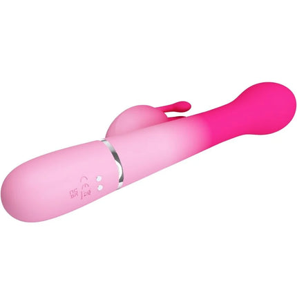 PRETTY LOVE - DEJON 3 IN 1 MULTIFUNKTIONS-RABBIT-VIBRATOR - ROSA - HI-TECH Vibrator