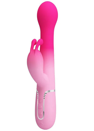 PRETTY LOVE - DEJON 3 IN 1 MULTIFUNKTIONS-RABBIT-VIBRATOR - ROSA - HI-TECH Vibrator