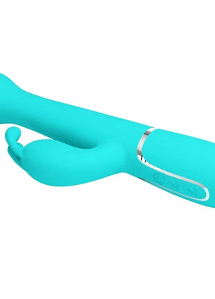 PRETTY LOVE - DEJON RABBIT VIBRATOR 3 IN 1 MULTIFUNKTIONS-AQUAGRÜN - Rabbit-Vibratoren