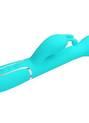 PRETTY LOVE - DEJON RABBIT VIBRATOR 3 IN 1 MULTIFUNKTIONS-AQUAGRÜN - Rabbit-Vibratoren