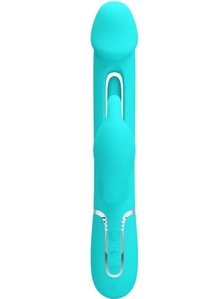 PRETTY LOVE - DEJON RABBIT VIBRATOR 3 IN 1 MULTIFUNKTIONS-AQUAGRÜN - Rabbit-Vibratoren