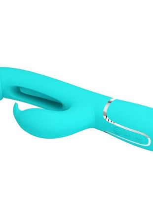 PRETTY LOVE - DEJON RABBIT VIBRATOR 3 IN 1 MULTIFUNKTIONS-AQUAGRÜN - Rabbit-Vibratoren