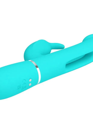 PRETTY LOVE - DEJON RABBIT VIBRATOR 3 IN 1 MULTIFUNKTIONS-AQUAGRÜN - Rabbit-Vibratoren