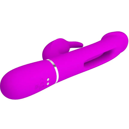 PRETTY LOVE - DEJON RABBIT VIBRATOR 3 IN 1 MULTIFUNKTIONS FUCSIA - Rabbit-Vibratoren