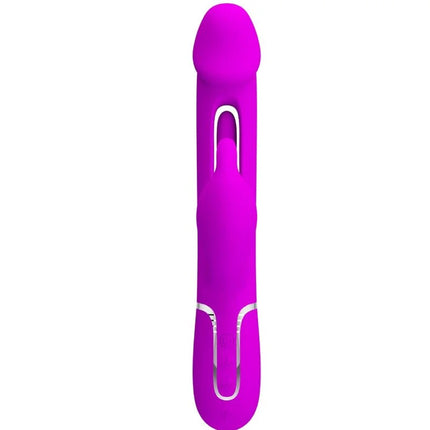 PRETTY LOVE - DEJON RABBIT VIBRATOR 3 IN 1 MULTIFUNKTIONS FUCSIA - Rabbit-Vibratoren