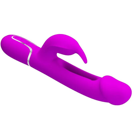 PRETTY LOVE - DEJON RABBIT VIBRATOR 3 IN 1 MULTIFUNKTIONS FUCSIA - Rabbit-Vibratoren