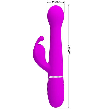 PRETTY LOVE - DEJON RABBIT VIBRATOR 3 IN 1 MULTIFUNKTIONSVIOLETT - Rabbit-Vibratoren