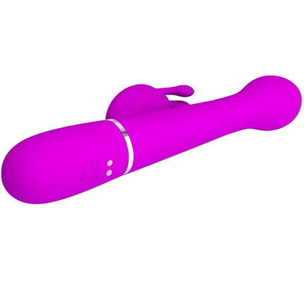 PRETTY LOVE - DEJON RABBIT VIBRATOR 3 IN 1 MULTIFUNKTIONSVIOLETT - Rabbit-Vibratoren