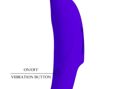 PRETTY LOVE - DELPHINI LEISTUNGSSTARKER DUNKELBLAUER FINGERSTIMULATOR - Fingervibrator