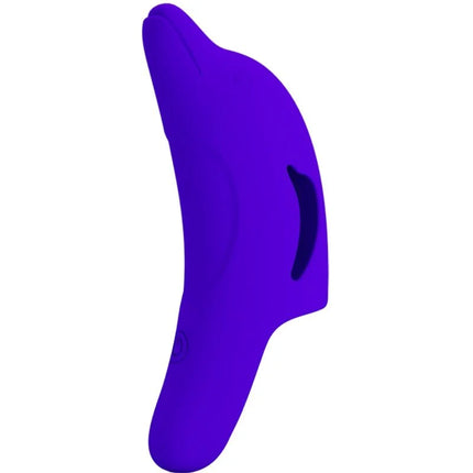 PRETTY LOVE - DELPHINI LEISTUNGSSTARKER DUNKELBLAUER FINGERSTIMULATOR - Fingervibrator