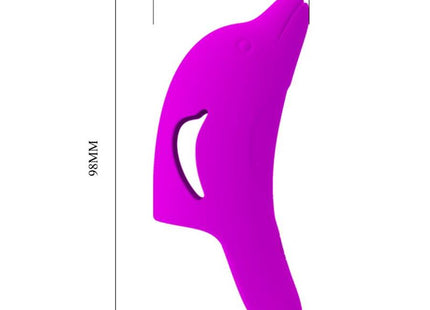 PRETTY LOVE - DELPHINI LEISTUNGSSTARKER LILA FINGERSTIMULATOR - Fingervibrator