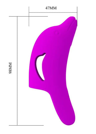 PRETTY LOVE - DELPHINI LEISTUNGSSTARKER LILA FINGERSTIMULATOR - Fingervibrator