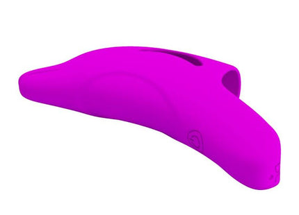 PRETTY LOVE - DELPHINI LEISTUNGSSTARKER LILA FINGERSTIMULATOR - Fingervibrator