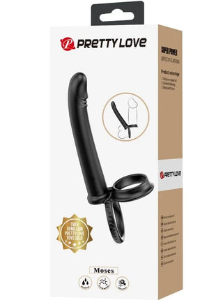 PRETTY LOVE - DILLION DOPPELTE PENETRATION DOPPELTER COCKRING SCHWARZ