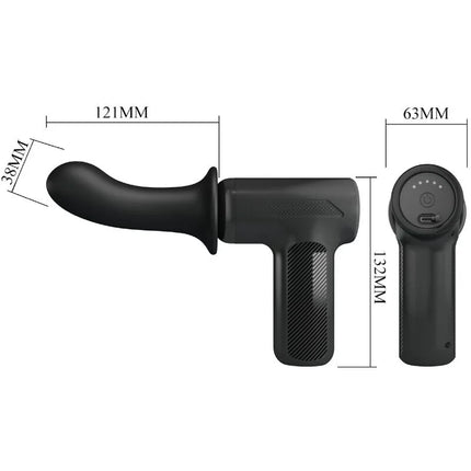 PRETTY LOVE - DJ DOCTOR MASSAGER 5 EINSTELLUNGEN - SCHWARZ - Massagegeräte