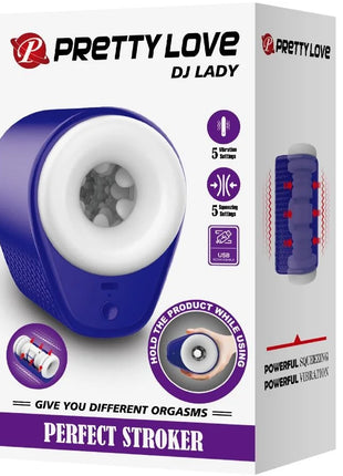 PRETTY LOVE - DJ LADY VIBRO-CUP LILA: INTENSIV & KOMPAKT - Automatischer Masturbator